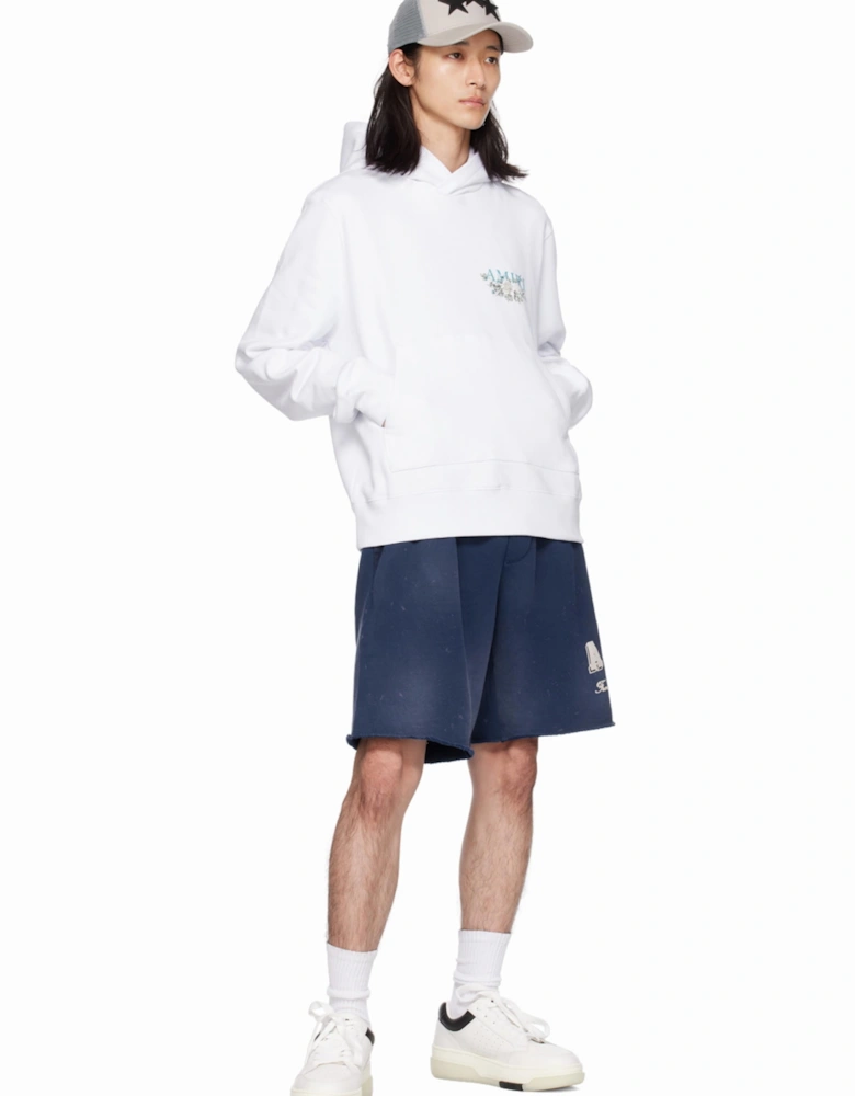 FLORAL HOODIE WHITE