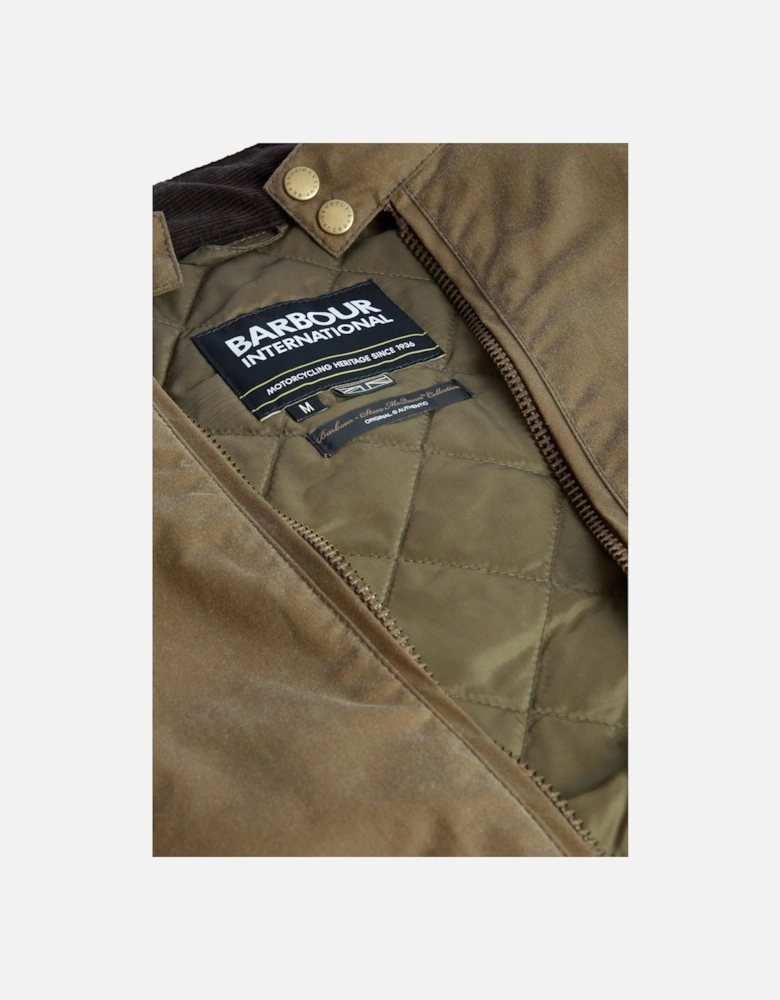 Steve McQueen Merchant Wax Jacket Sand