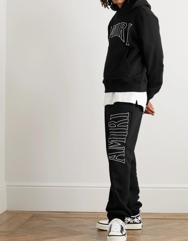 ZOLTAR LOGO SWEAT PANTS BLACK