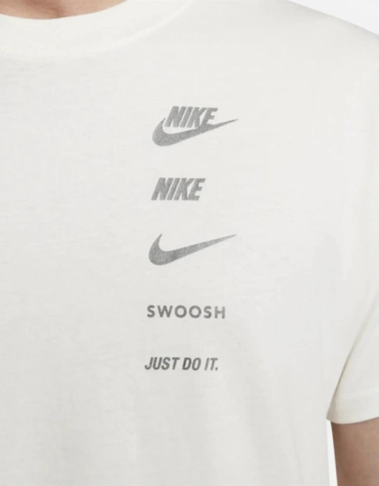 Sportswear White/Silver Men's T-Shirt