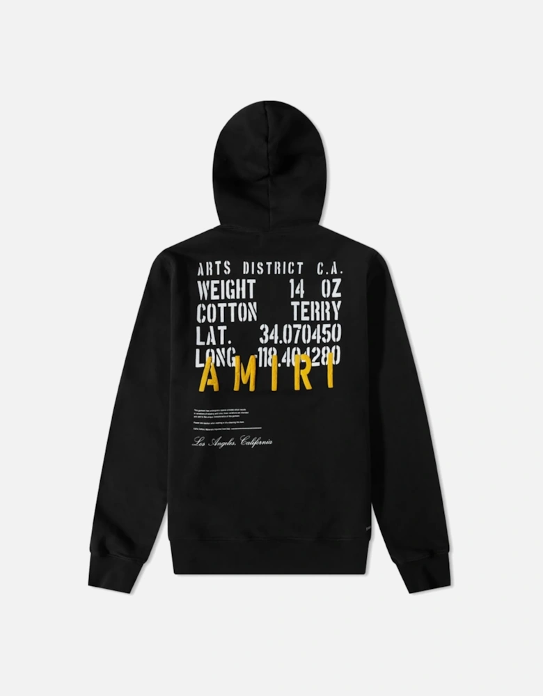 MILITARY SPECS STENCIL HOODIE BLACK