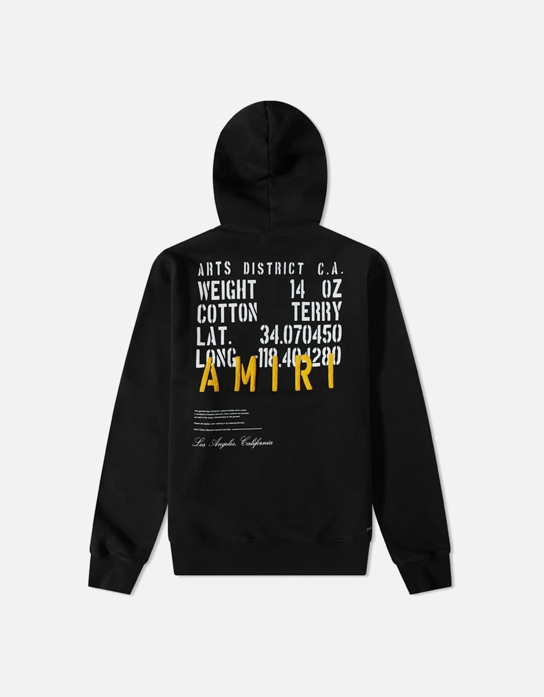 MILITARY SPECS STENCIL HOODIE BLACK