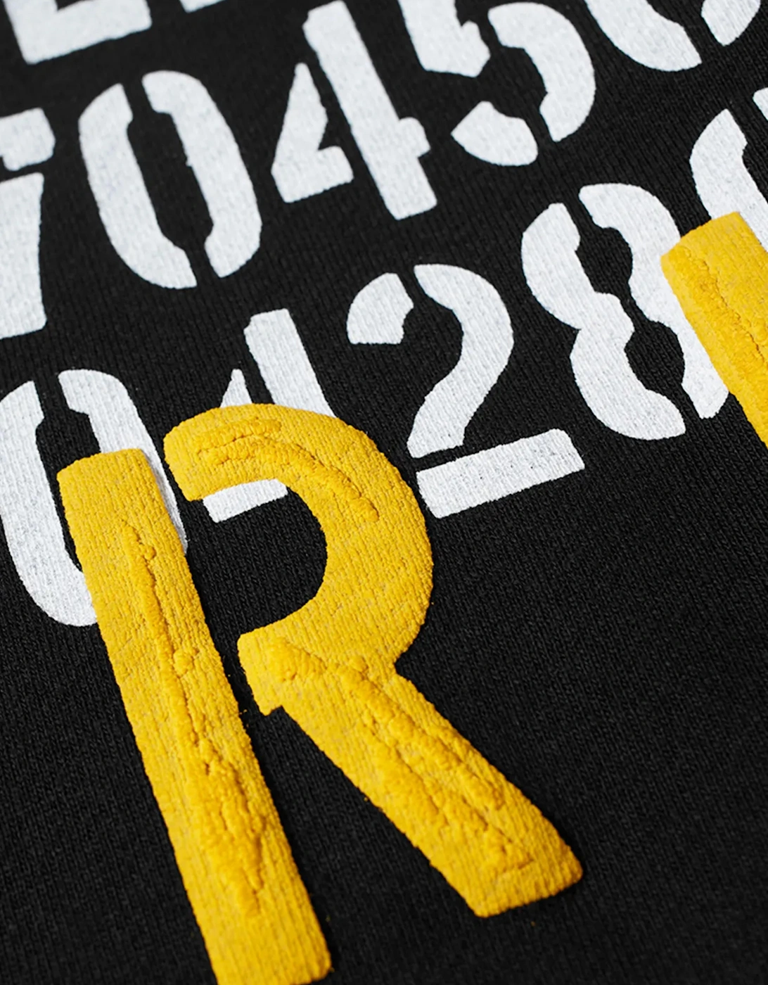 MILITARY SPECS STENCIL HOODIE BLACK