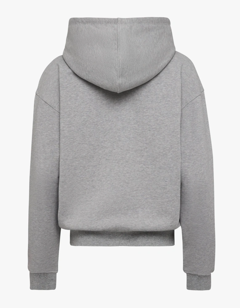 Signature Zip Hoodie in Grey Marl