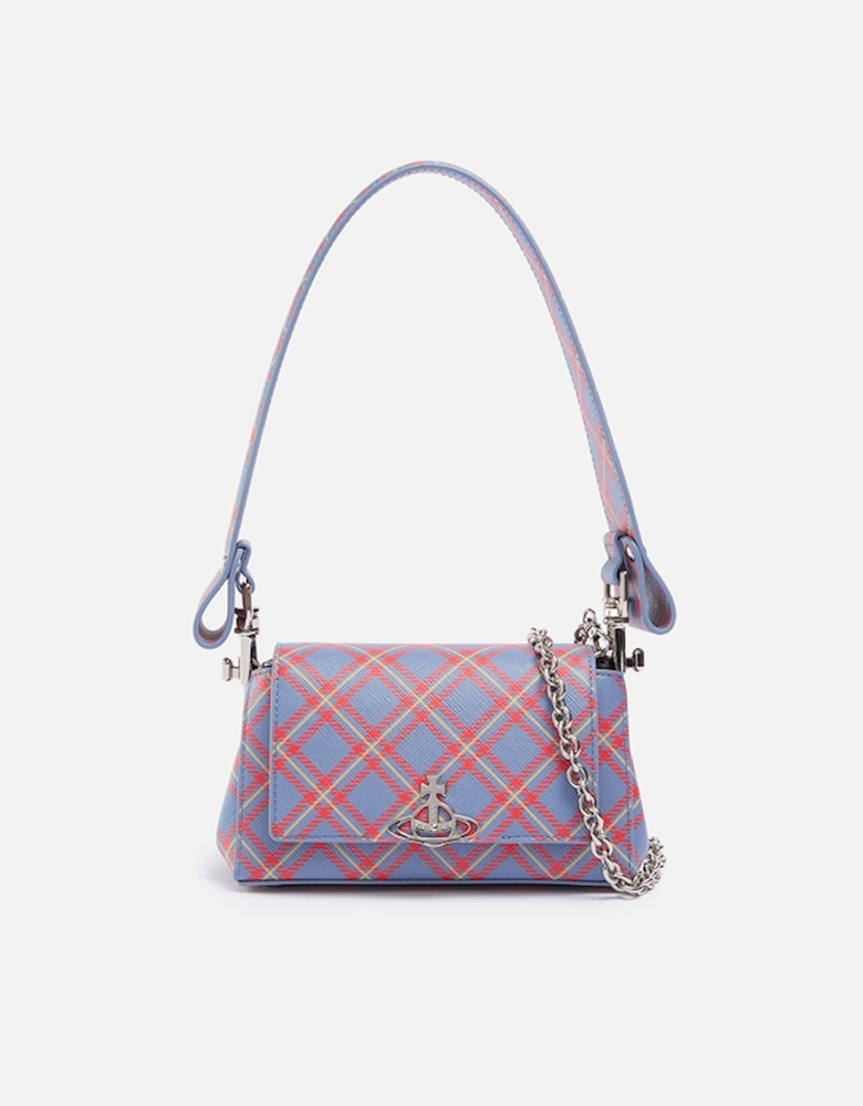Hazel Saffiano-Effect Small Handbag
