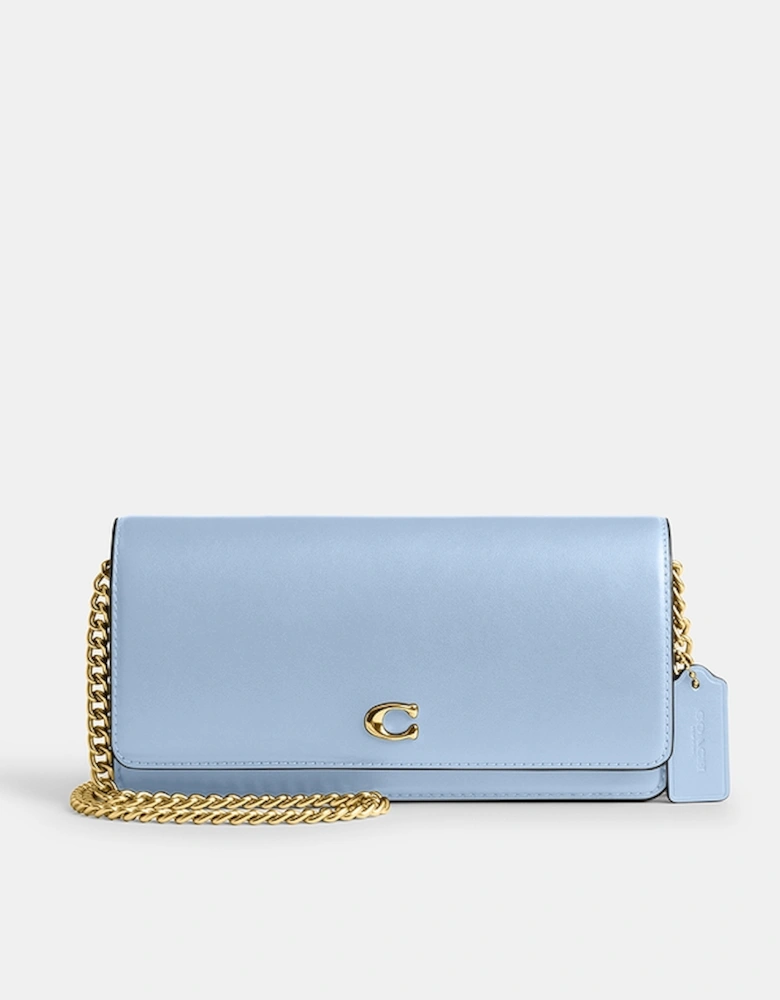 Women's Essential Long Wallet on Chain - Bluebell