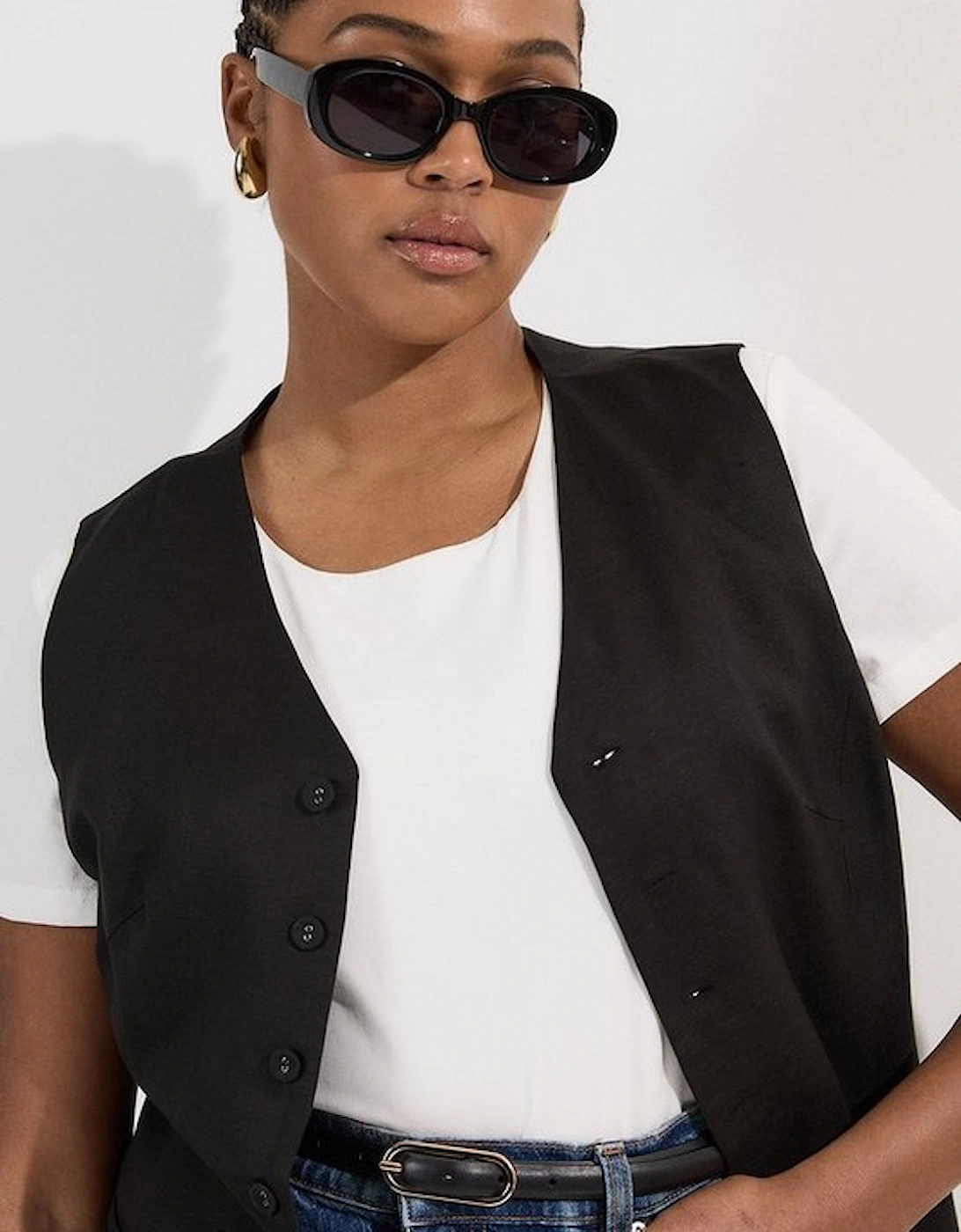 Plus Size Stretch Cotton T-Shirt, 5 of 4