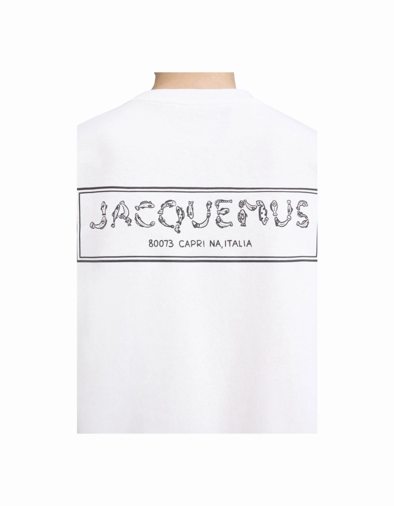 Men's White Oversized The Merù T-Shirt