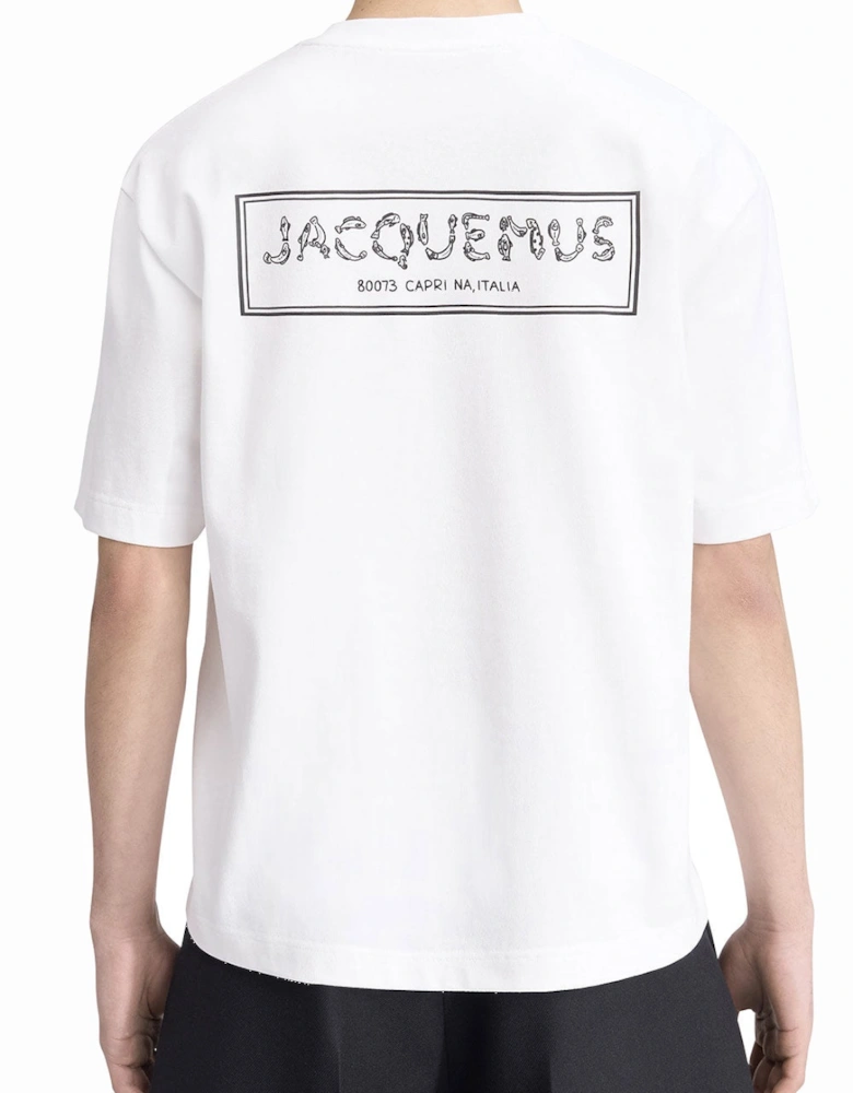 Men's White Oversized The Merù T-Shirt