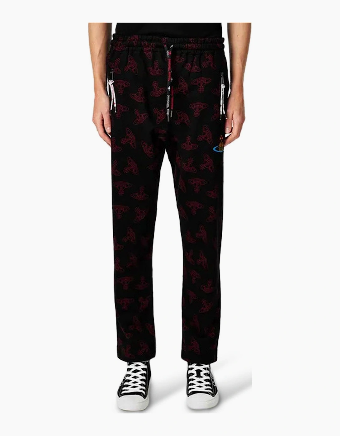 Men's Men's Black Vivienne Westwood All Over Orb Print Jogger - Size: 39/38/32