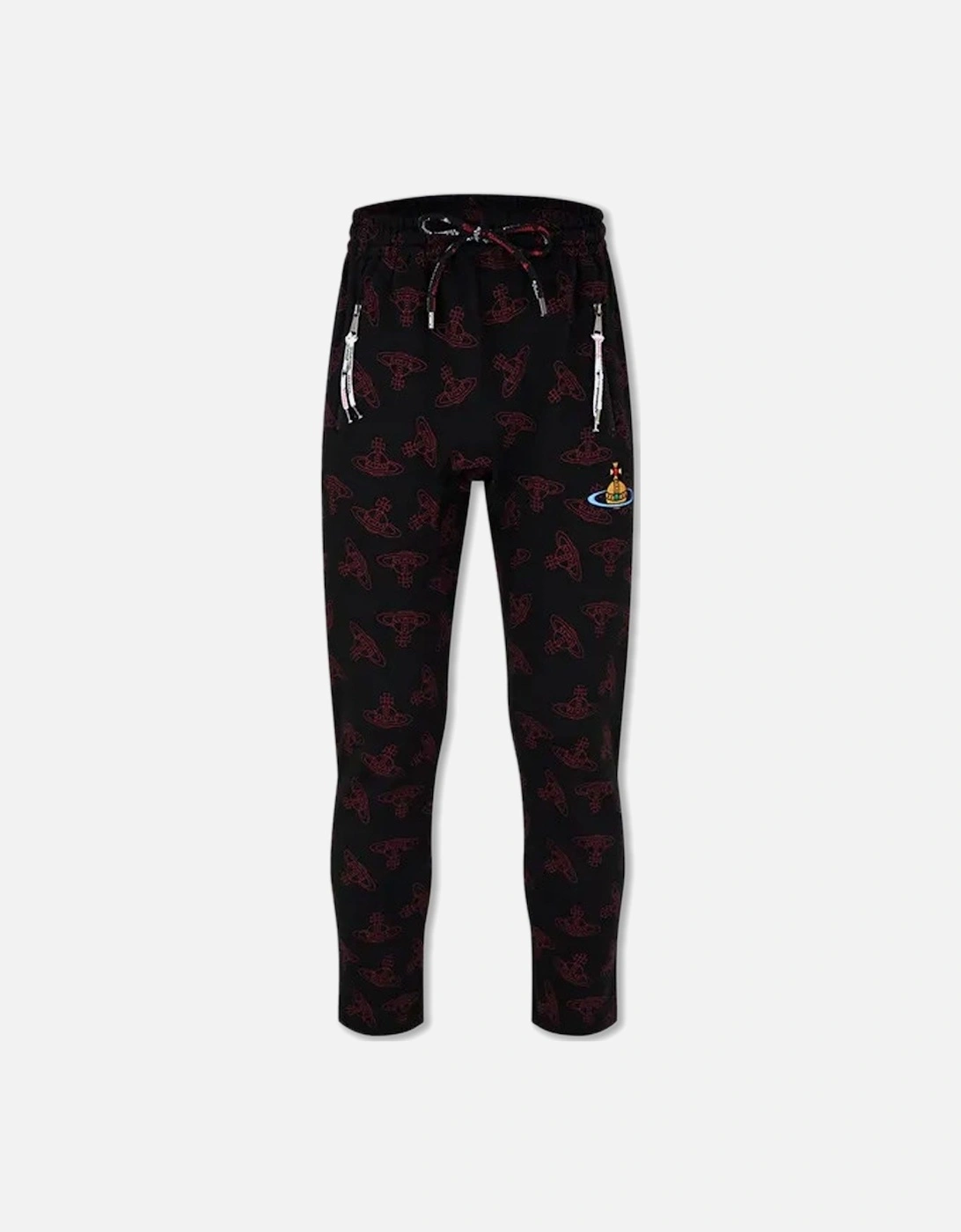 Men's Black All Over Orb Print Jogger