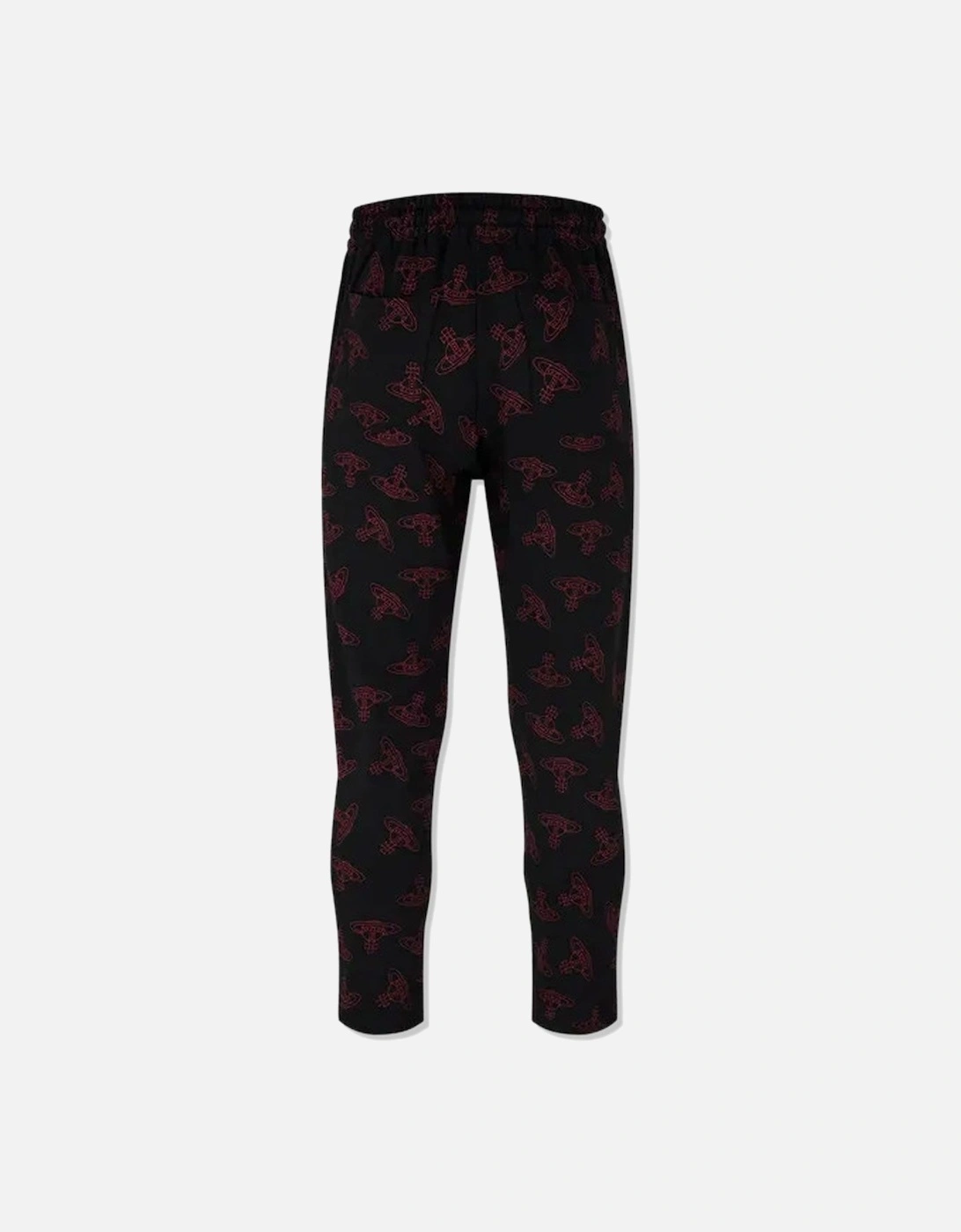 Men's Black All Over Orb Print Jogger
