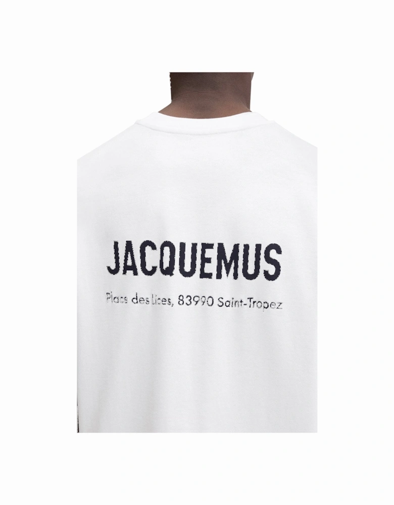Men's White Saint Tropez Place des Lices Address T-Shirt