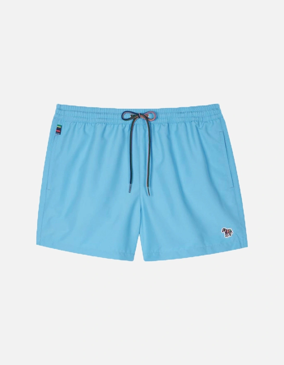 Zebra Logo Swim Shorts Light Blue, 4 of 3