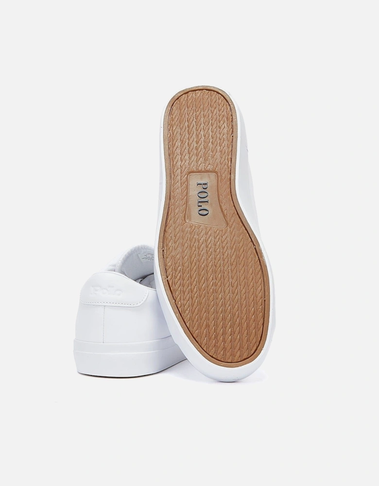 Longwood Leather White Trainers