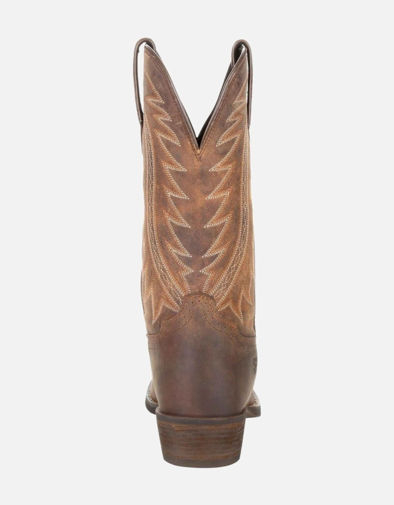 Rebel Frontier Leather Men's Distressed Sunset Brown Boots