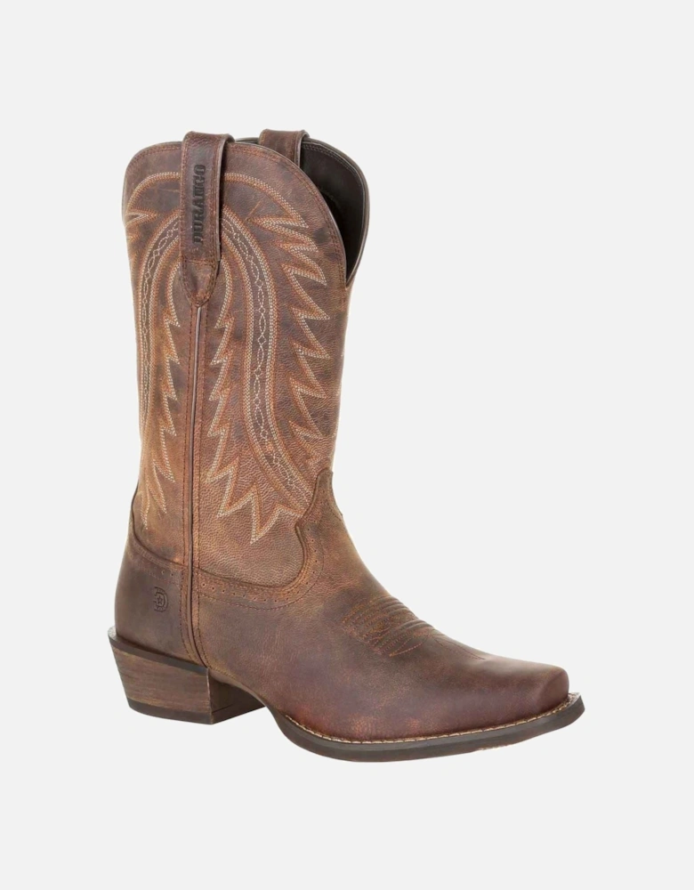 Rebel Frontier Leather Men's Distressed Sunset Brown Boots