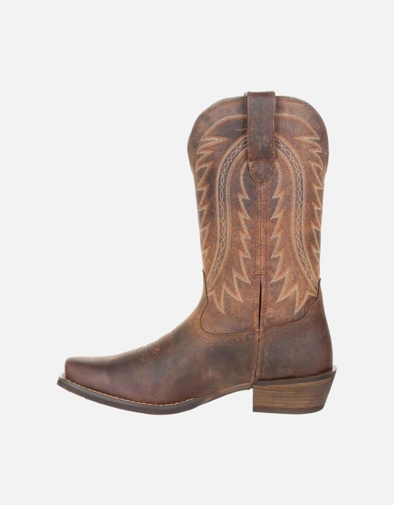 Rebel Frontier Leather Men's Distressed Sunset Brown Boots