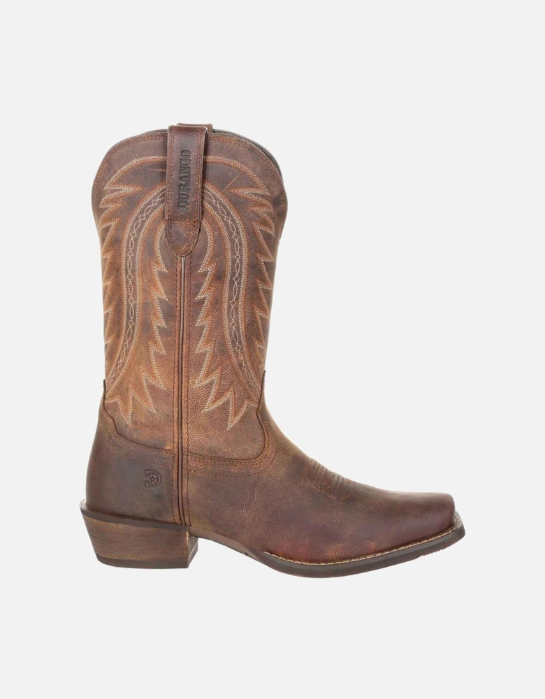 Rebel Frontier Leather Men's Distressed Sunset Brown Boots