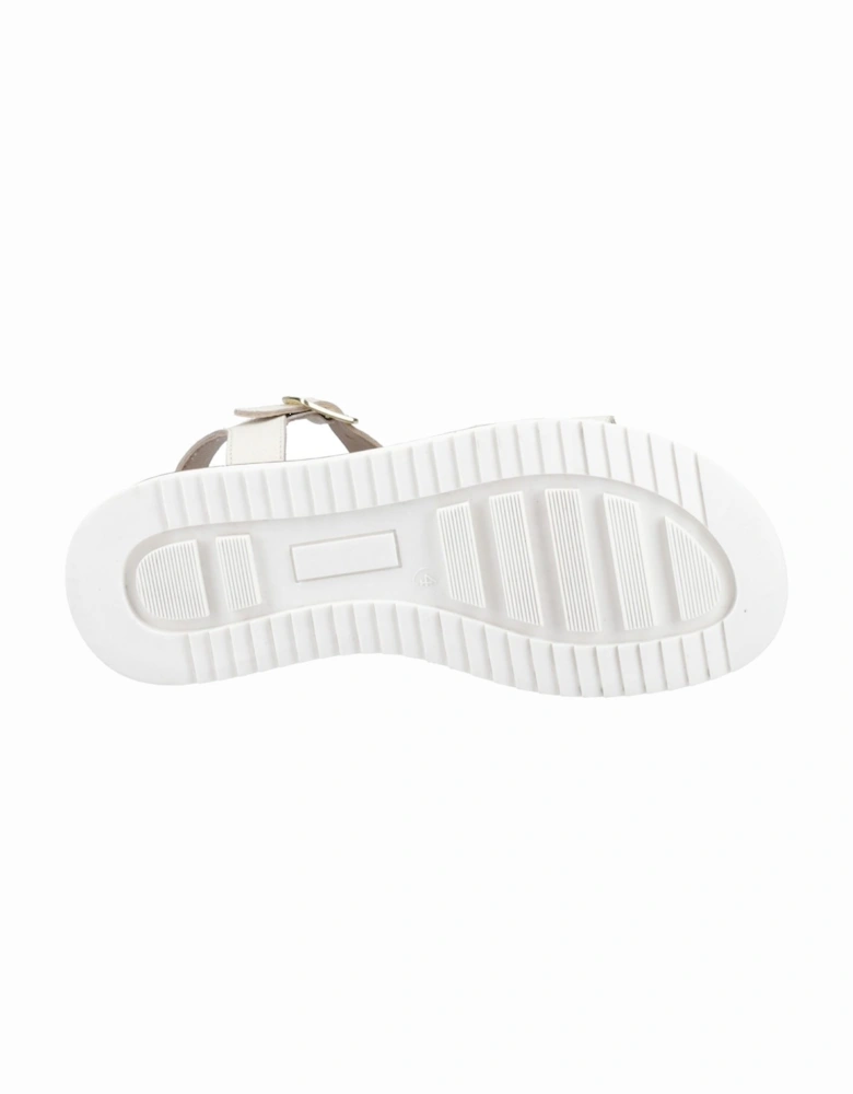 Cassie Nubuck Women's Cream Sandals