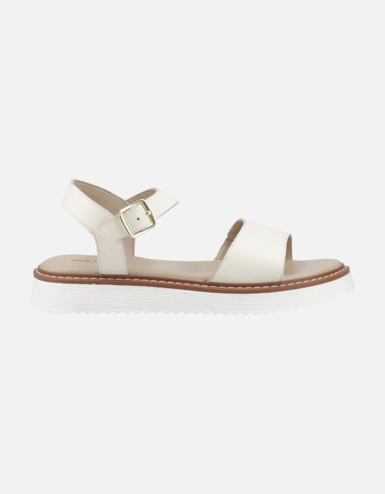 Cassie Nubuck Women's Cream Sandals