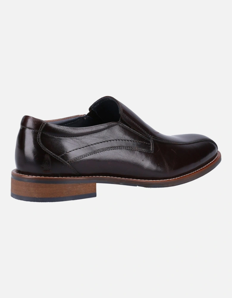 Donovan Leather Men's Black Slip-On Shoes