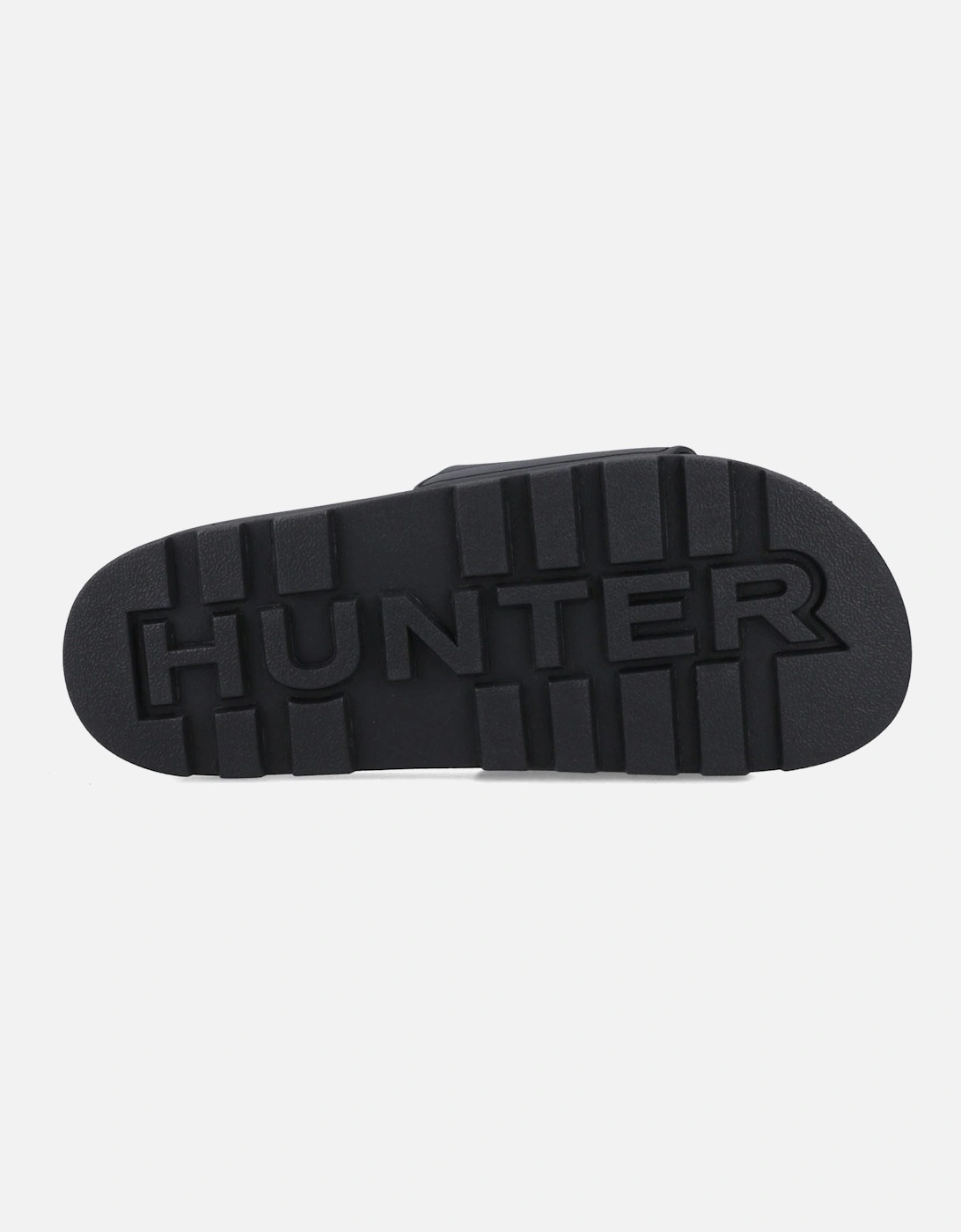 Core Embossed Slider Polyester Black Slides