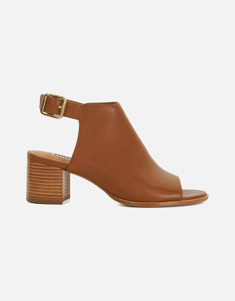 Dune Joupin Leather Women's Tan Sandals