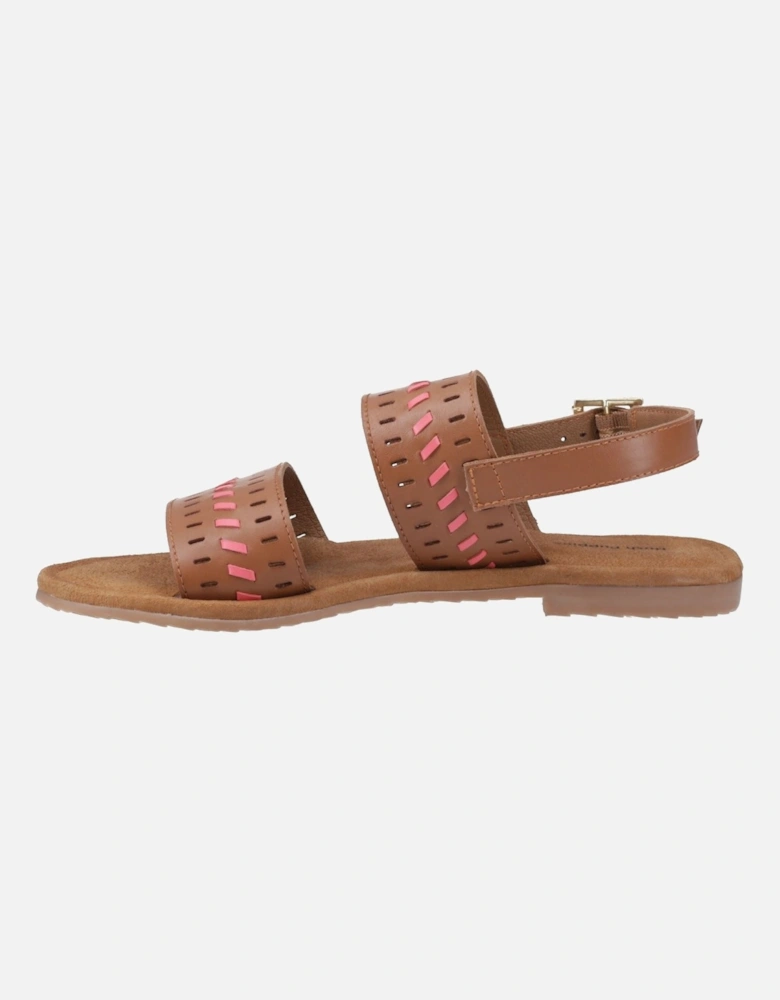 Hadley Leather Women's Tan Sandals
