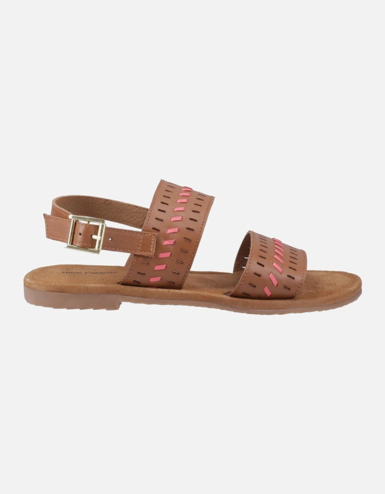 Hadley Leather Women's Tan Sandals