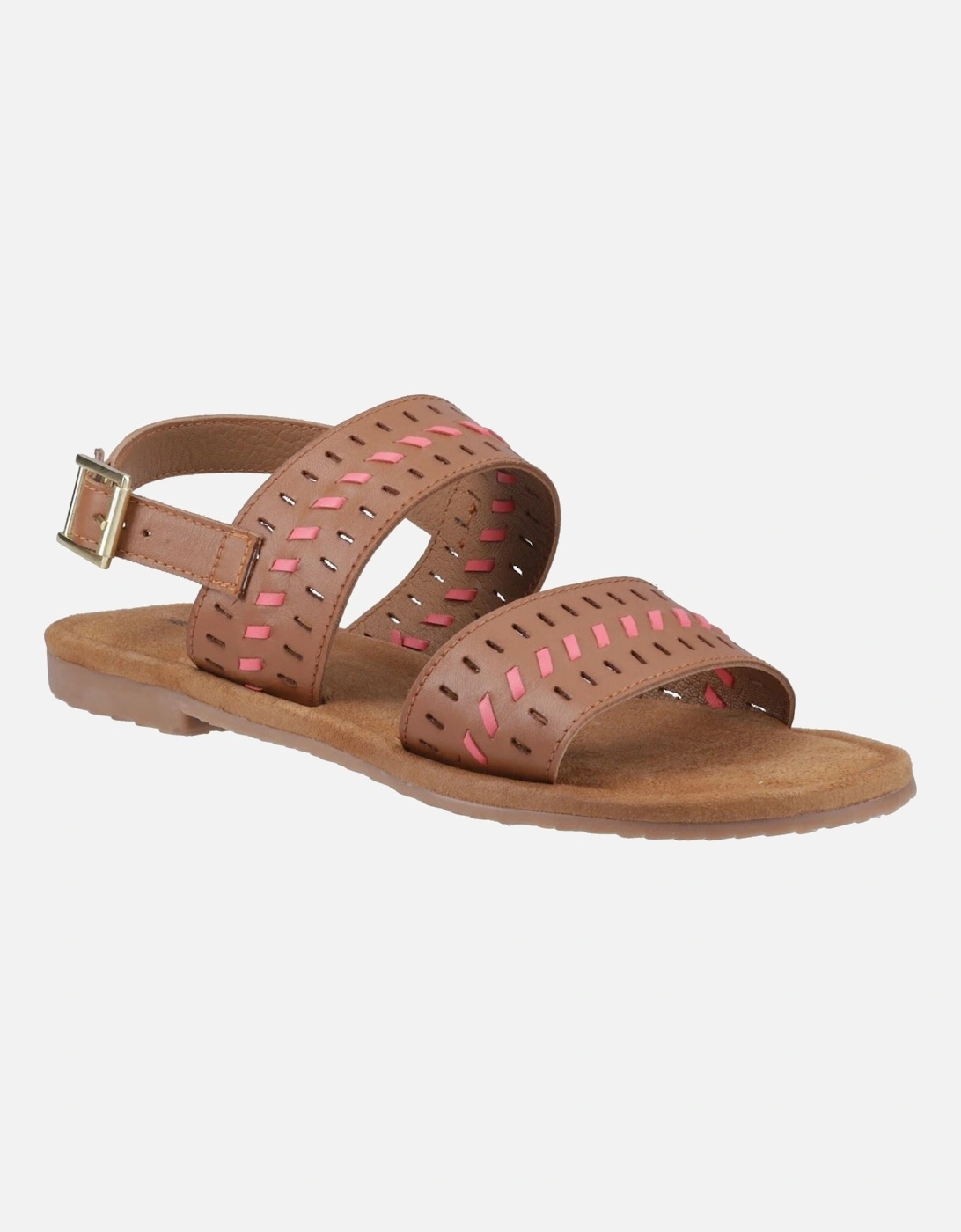 Hadley Leather Women's Tan Sandals, 6 of 5