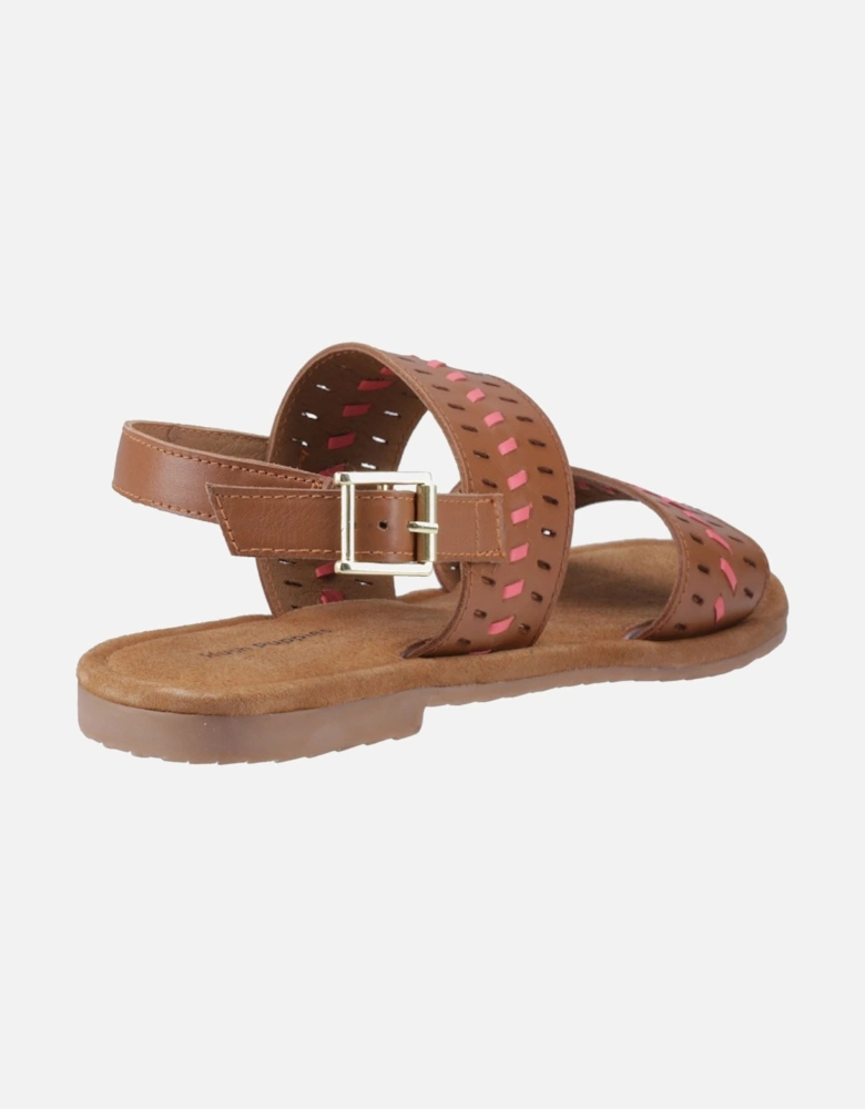 Hadley Leather Women's Tan Sandals