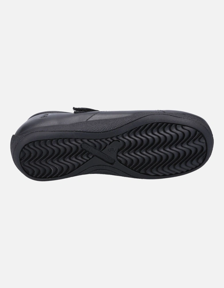 Aria JNR Leather Girls's Black Shoes