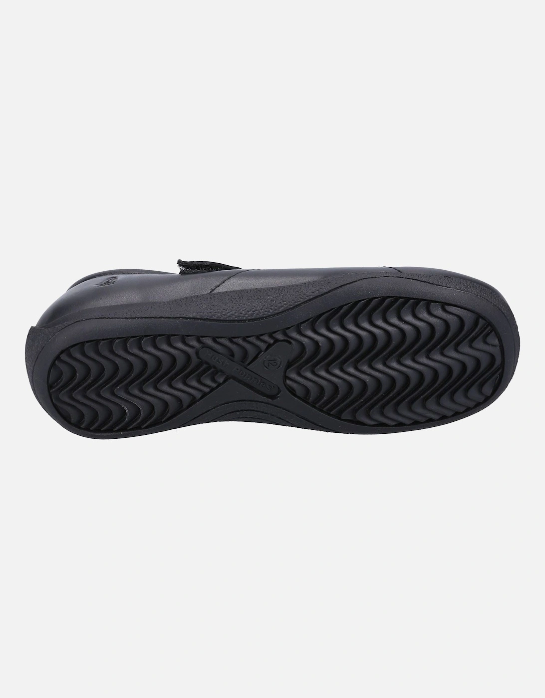 Aria JNR Leather Girls's Black Shoes
