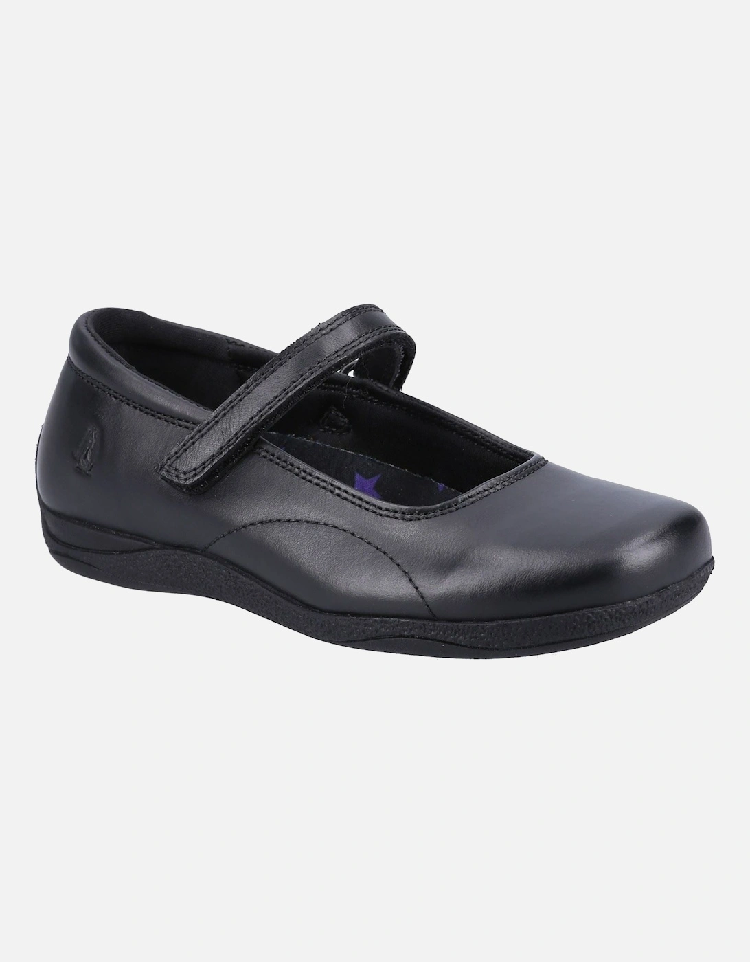 Aria JNR Leather Girls's Black Shoes, 5 of 4