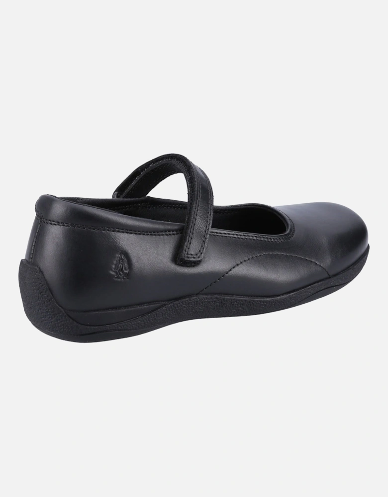 Aria JNR Leather Girls's Black Shoes
