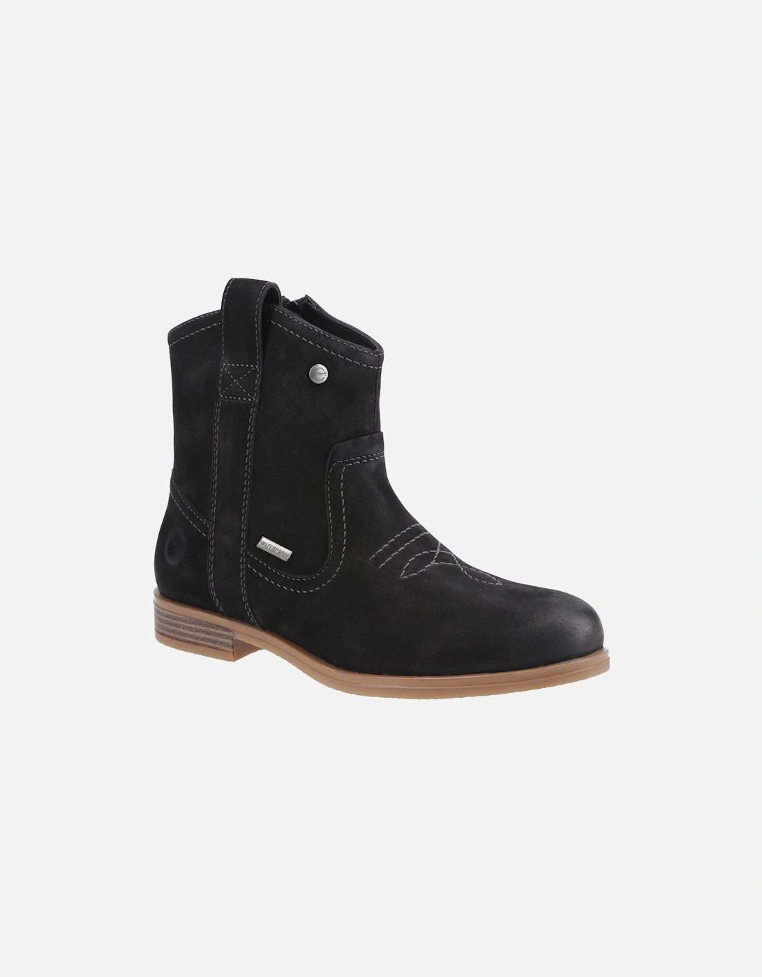 Signet Leather Women's Black Boots, 6 of 5