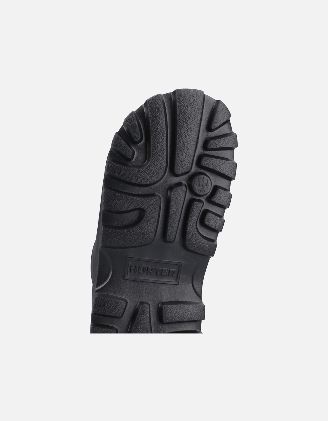 Moulded Stacked Slider Polyester Women's Black Slides