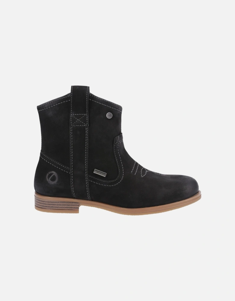 Signet Leather Women's Black Boots