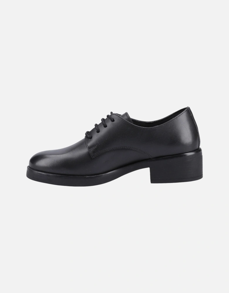 Anastasia Senior Leather Girls's Black Lace-Up Shoes