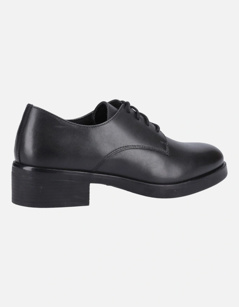 Anastasia Senior Leather Girls's Black Lace-Up Shoes