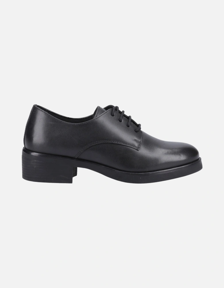 Anastasia Senior Leather Girls's Black Lace-Up Shoes