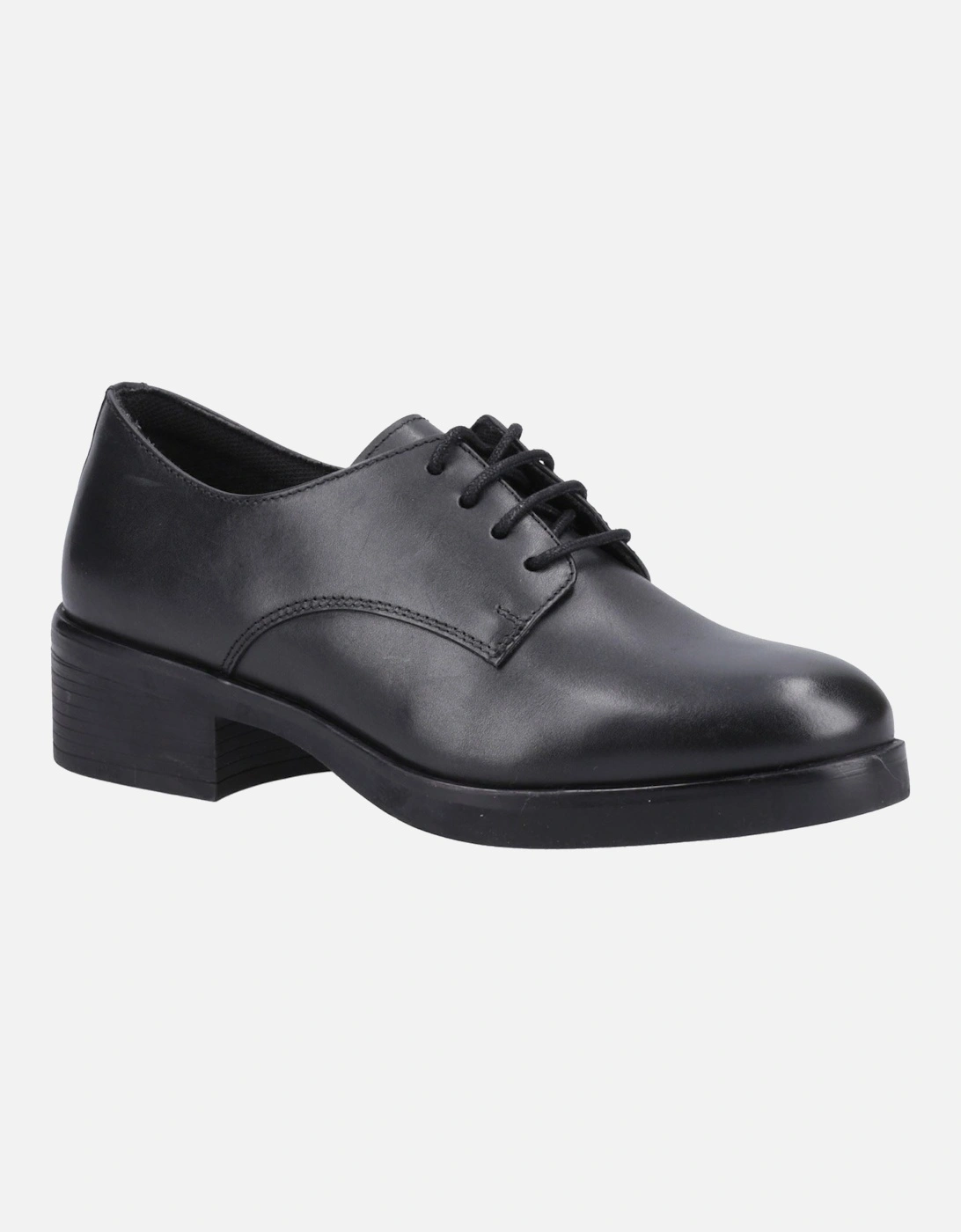 Anastasia Senior Leather Girls's Black Lace-Up Shoes, 6 of 5