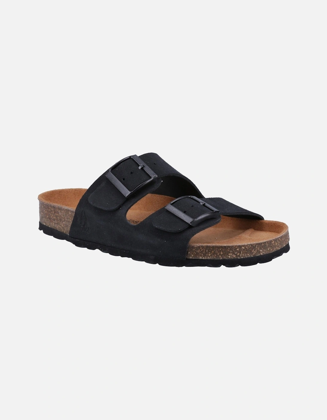 Blaire Suede Women's Black Sandals, 5 of 4