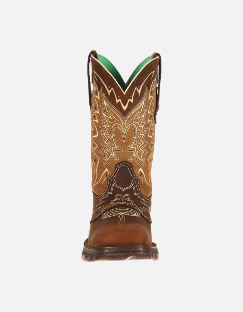 Lady Rebel Leather Women's Nicotine/Brown Boots