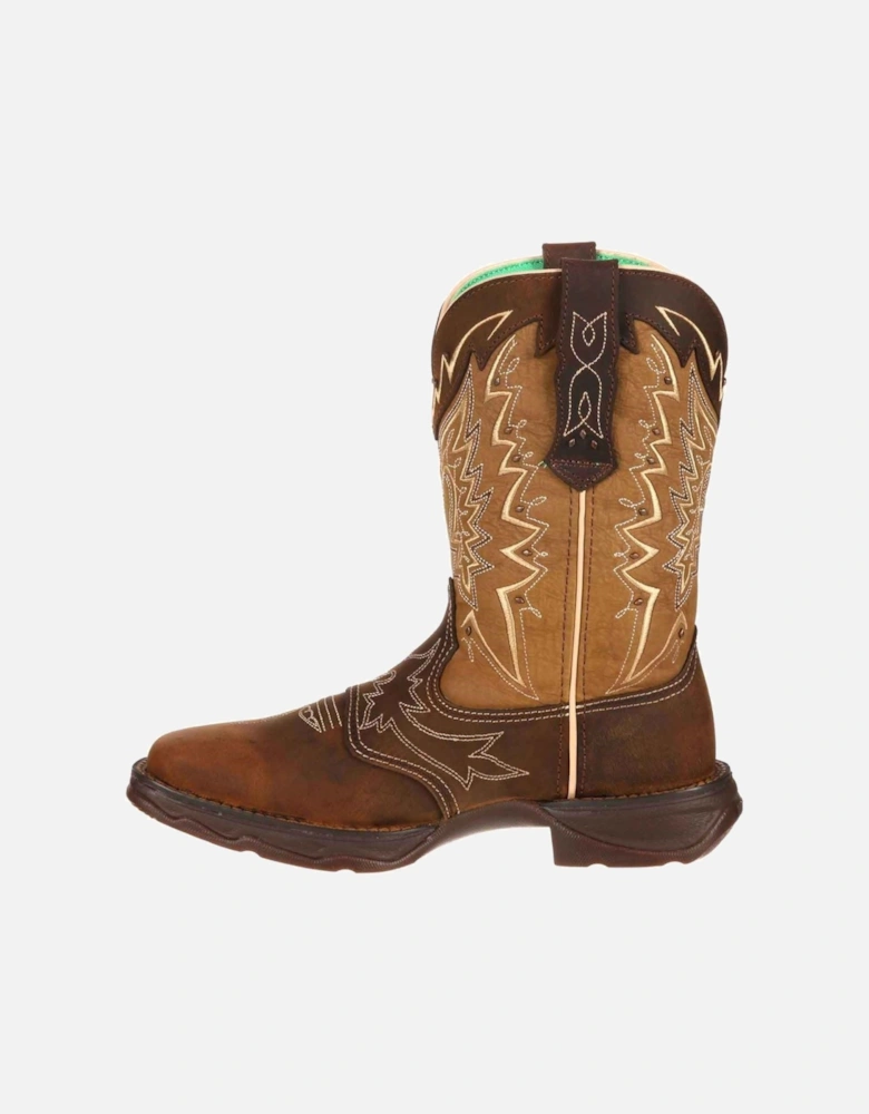 Lady Rebel Leather Women's Nicotine/Brown Boots