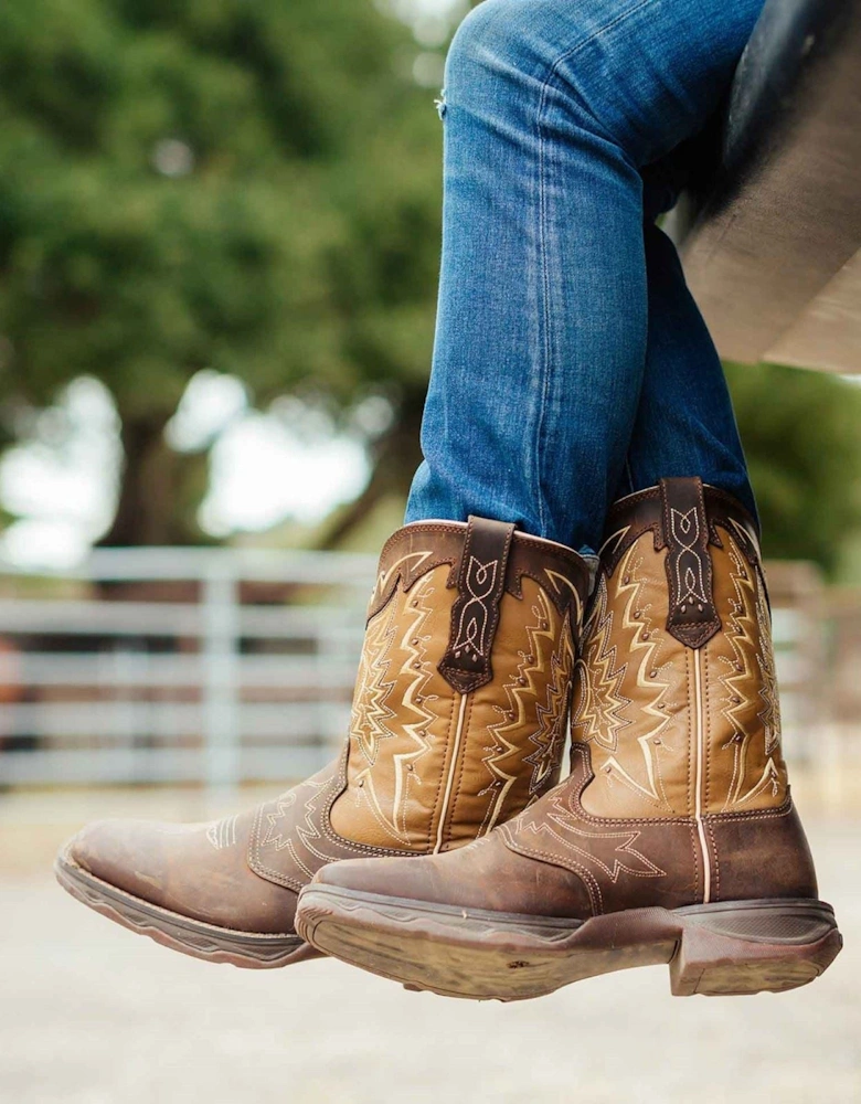 Lady Rebel Leather Women's Nicotine/Brown Boots