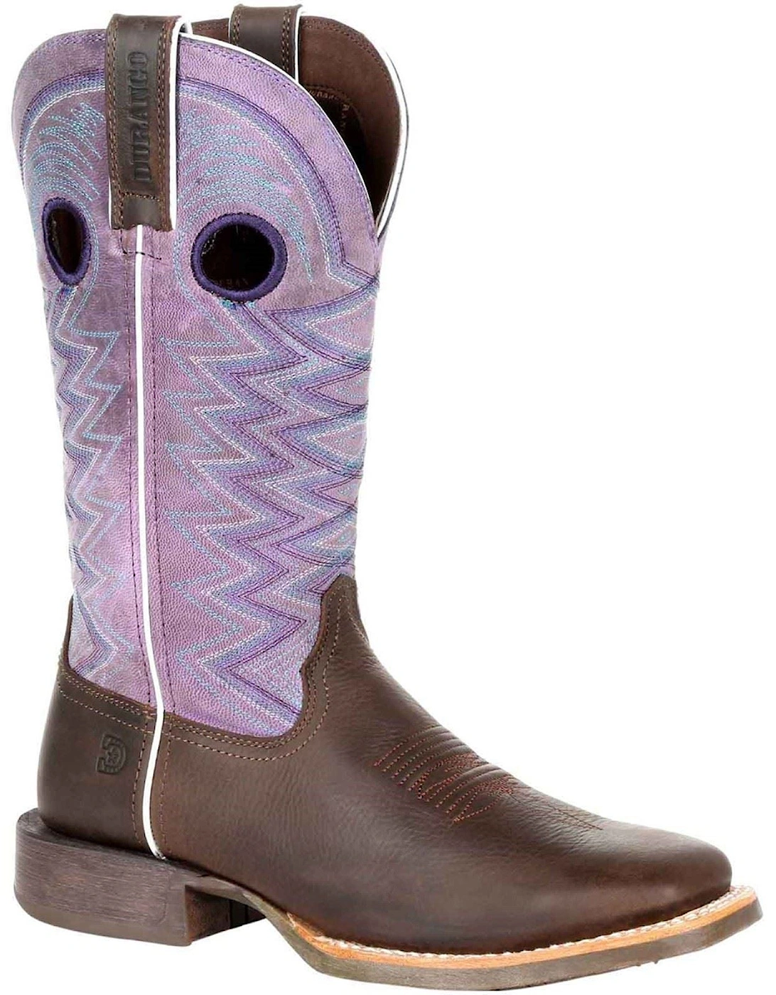 Lady Rebel Pro Leather Women's Dark Earth/Amethyst Boots, 10 of 9