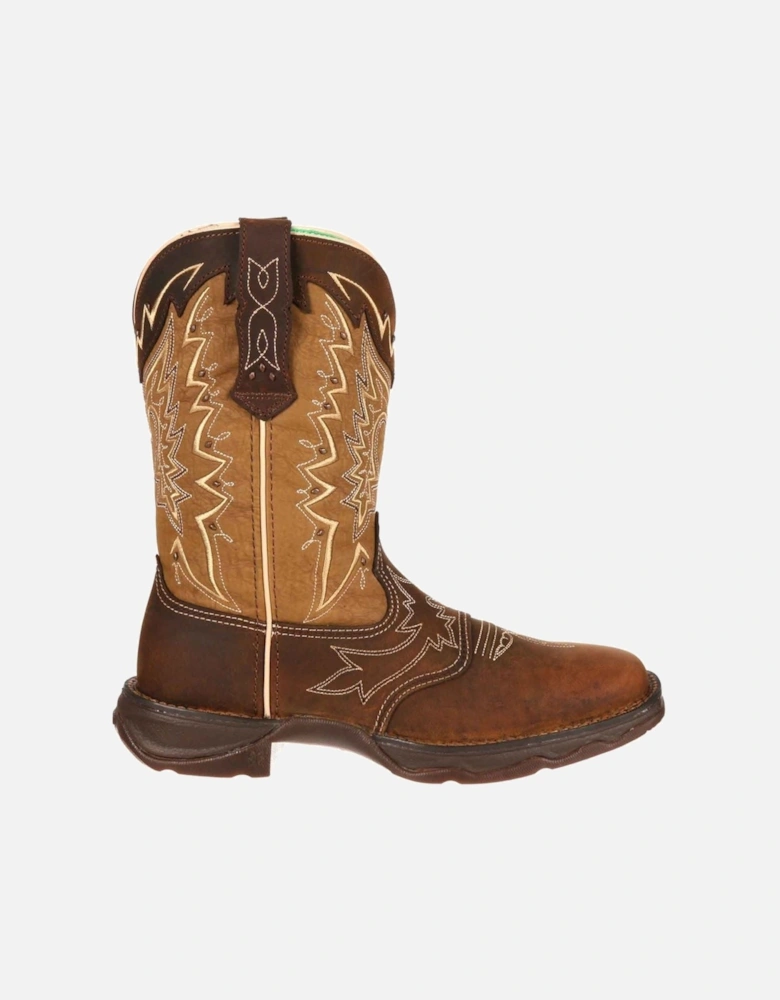 Lady Rebel Leather Women's Nicotine/Brown Boots