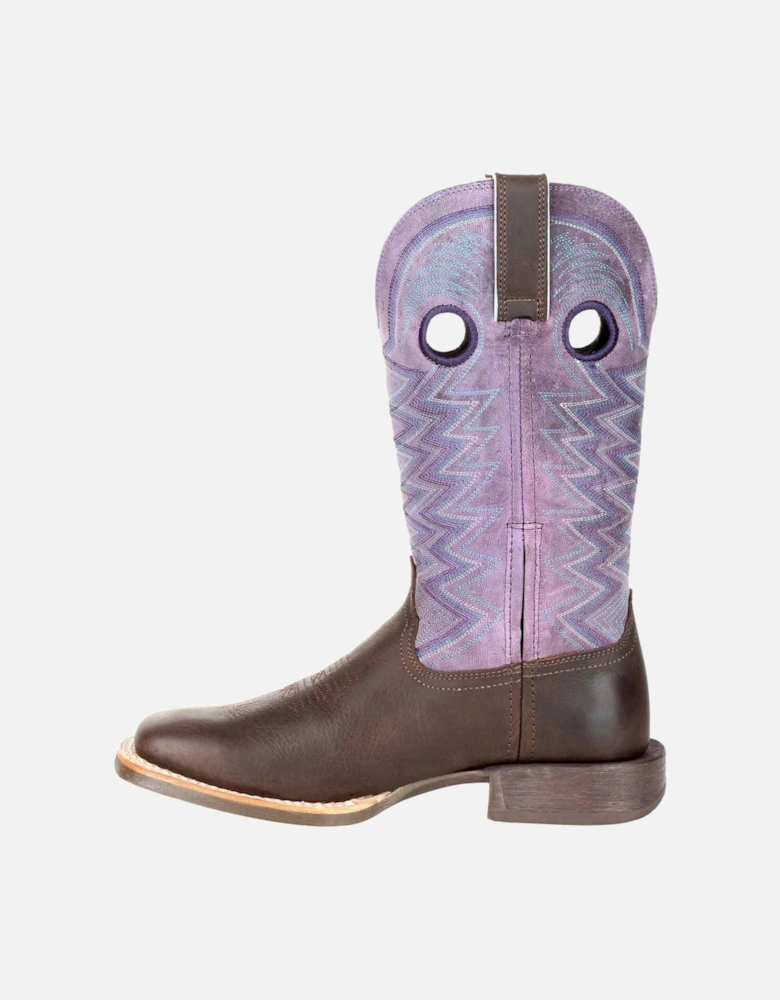 Lady Rebel Pro Leather Women's Dark Earth/Amethyst Boots
